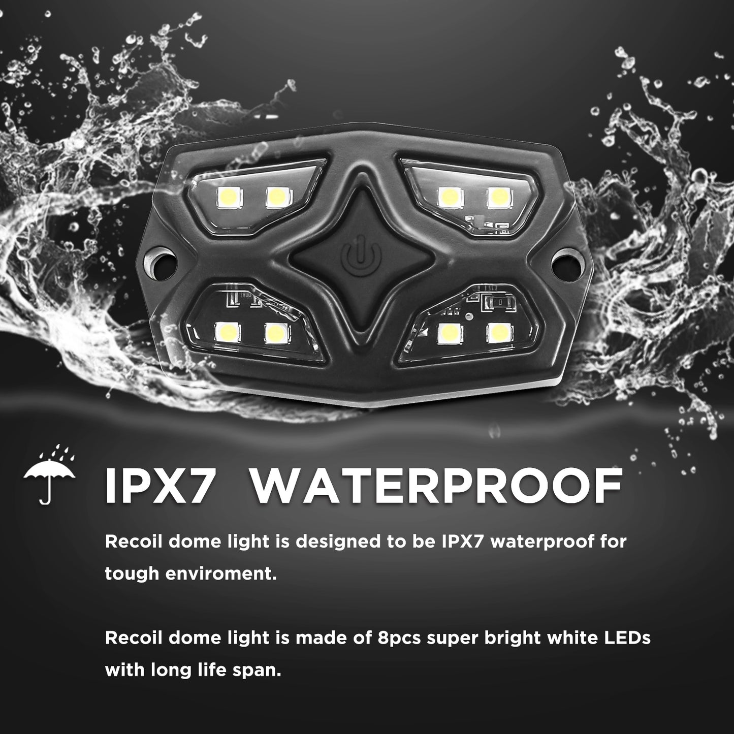 LED Dome Light IPX7 Waterproof