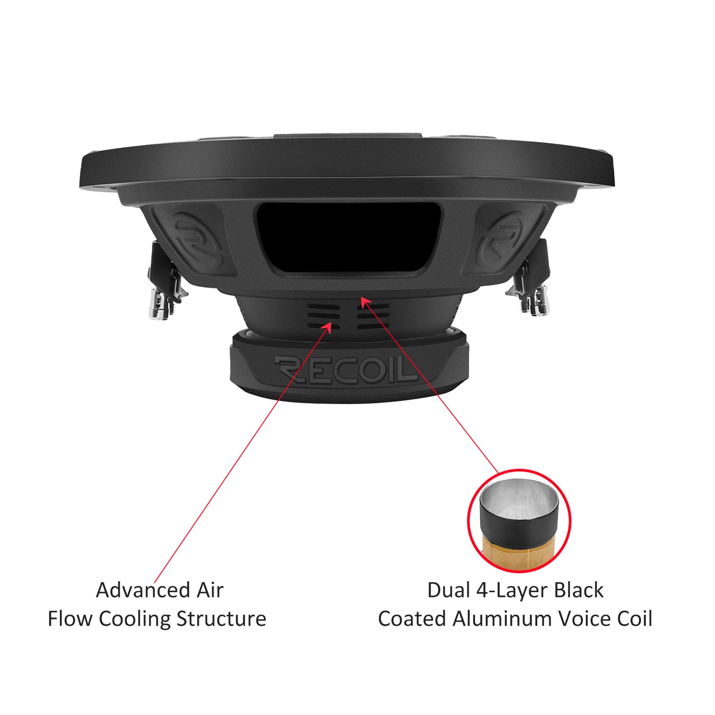 RW10D2 Echo Series 10 inch dual 2 ohm subwoofer