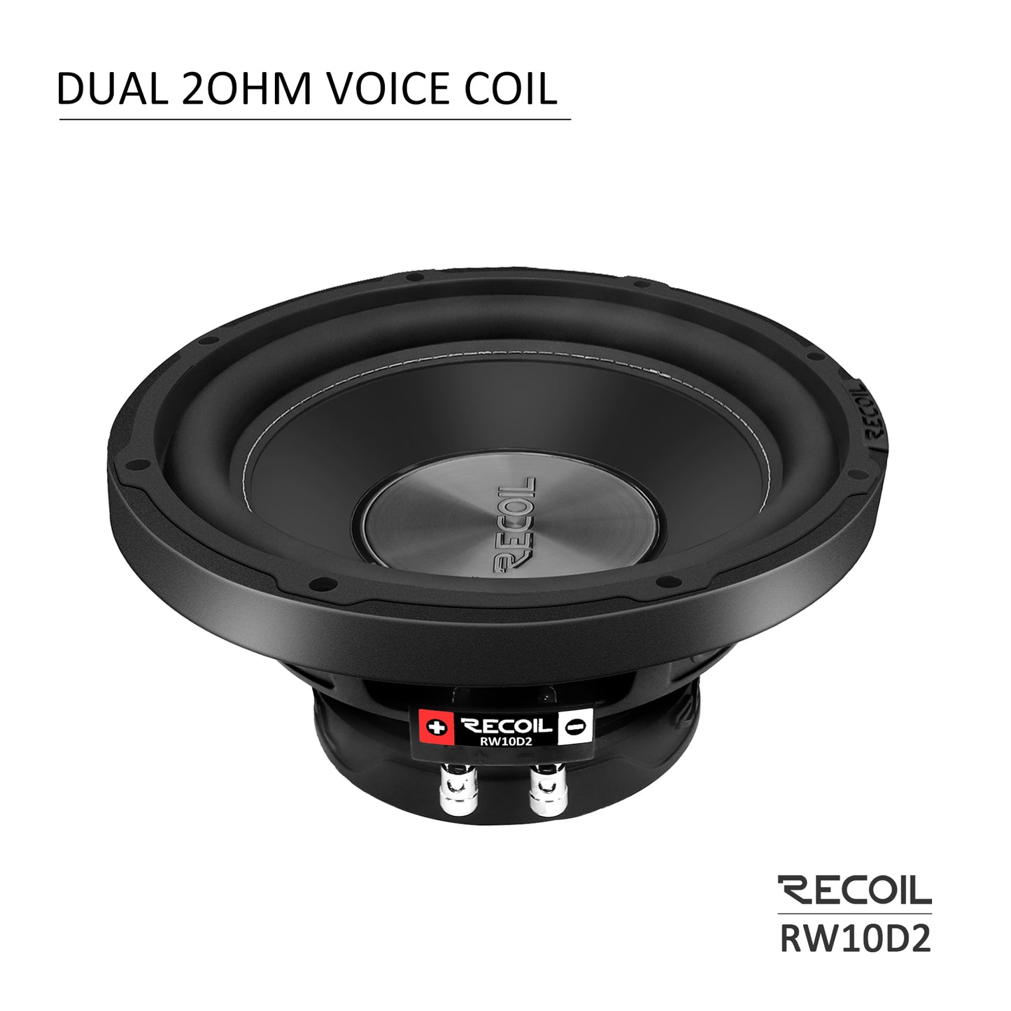 RW10D2 Echo Series 10 inch dual 2 ohm subwoofer