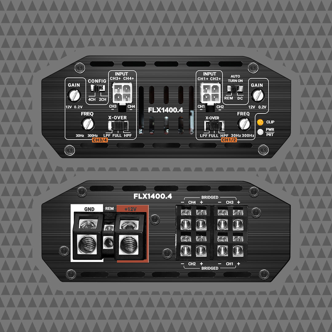 FLX1400.4
350w x 4CH PRO AMPLIFIER