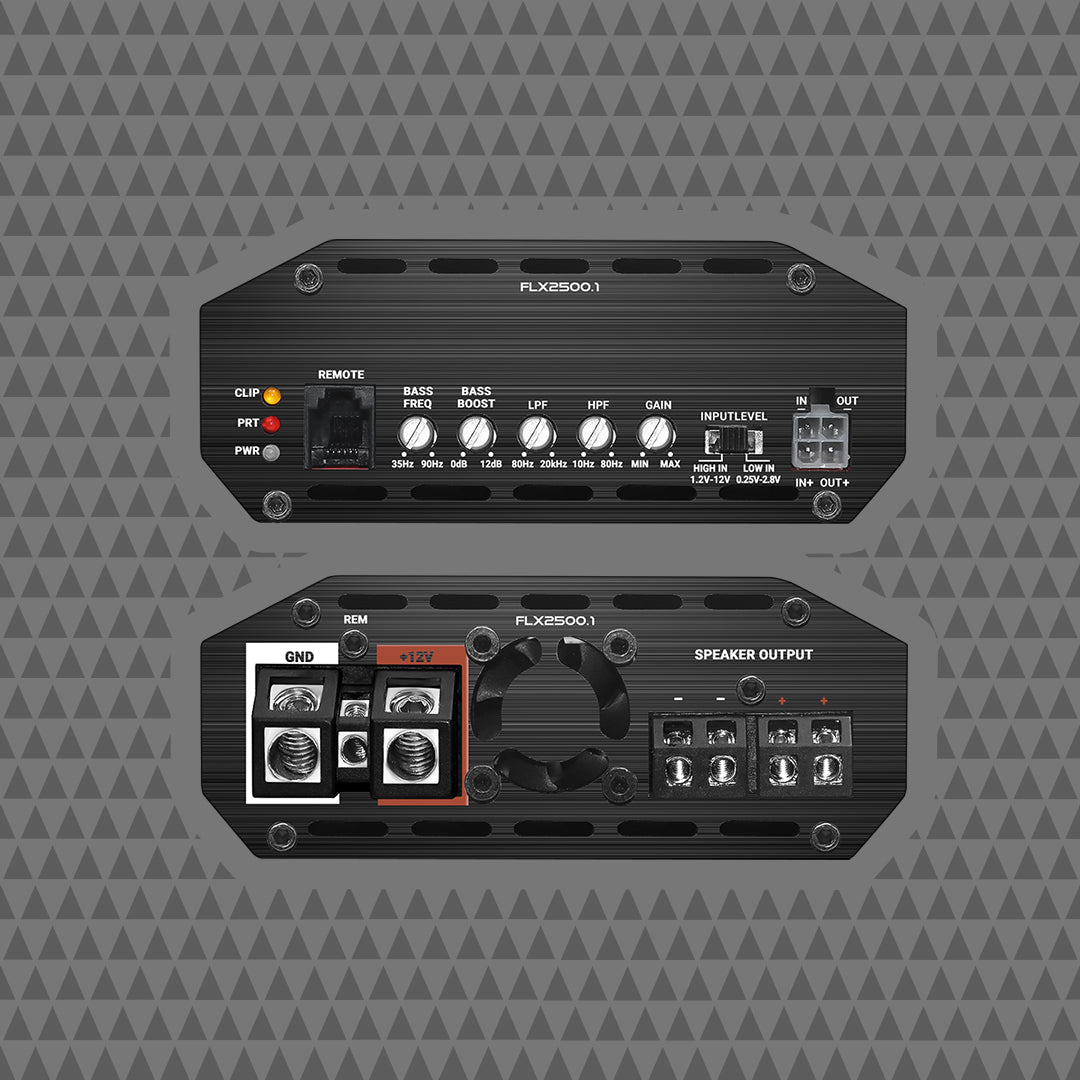 FLX2500.1
2500w X 1 MONO PRO AMPLIFIER