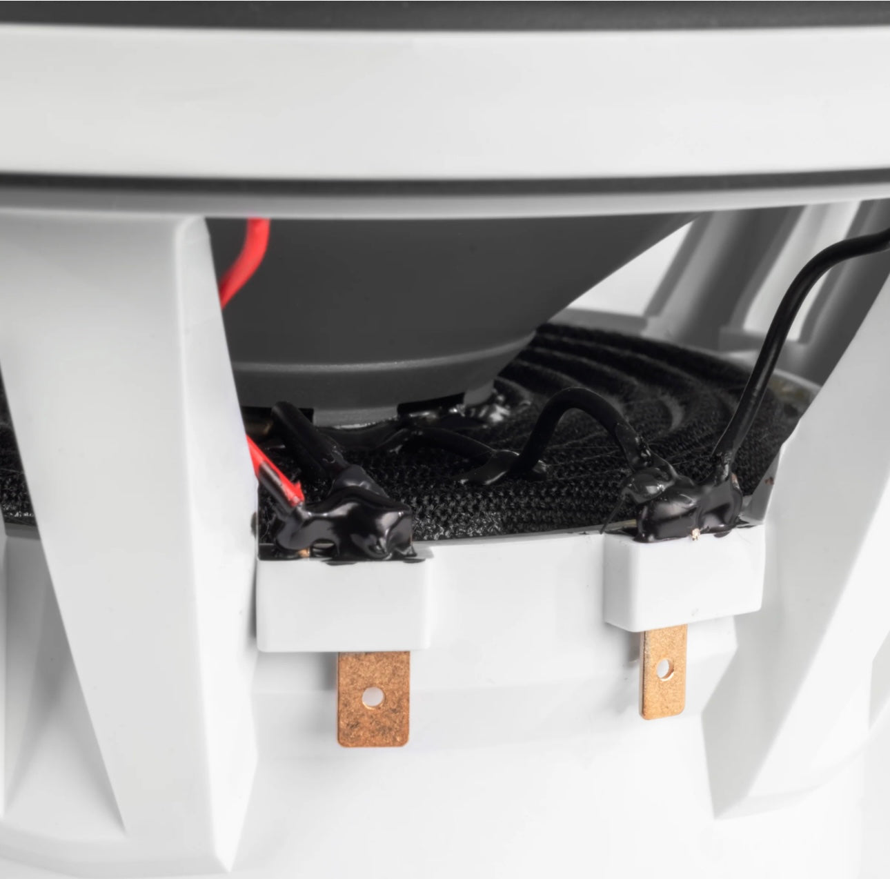 MVSP65 (200W RMS) 6.5" V-Series 2-Way Marine Speakers with LED Lighting (Sport White and Black Grilles Included)