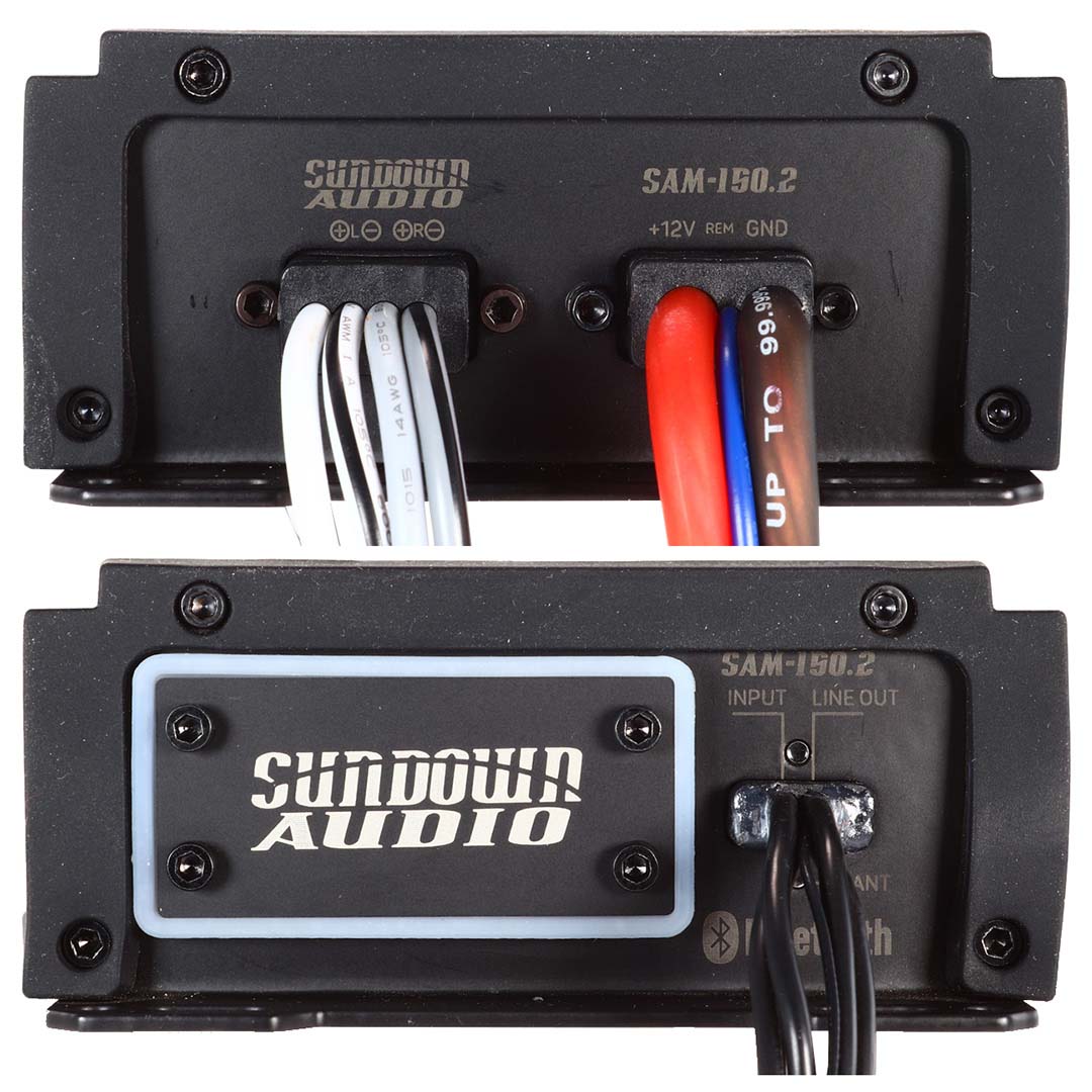 Sundown Powersports 2 Channel Amplifier with Bluetooth