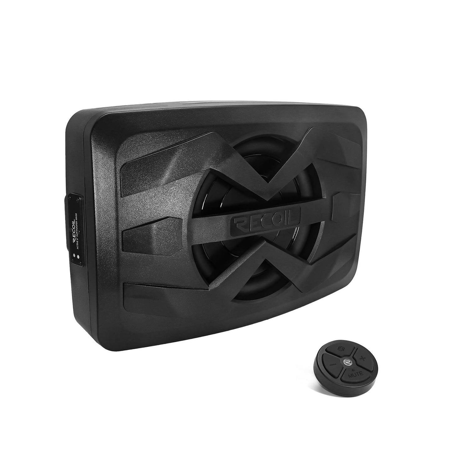 WAS8 8-Inch Waterproof Active Subwoofer with 8-Inch Passive Radiator & Wireless Remote