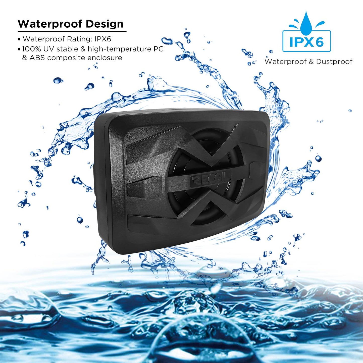 RECOIL WS8 Passive Waterproof Subwoofer