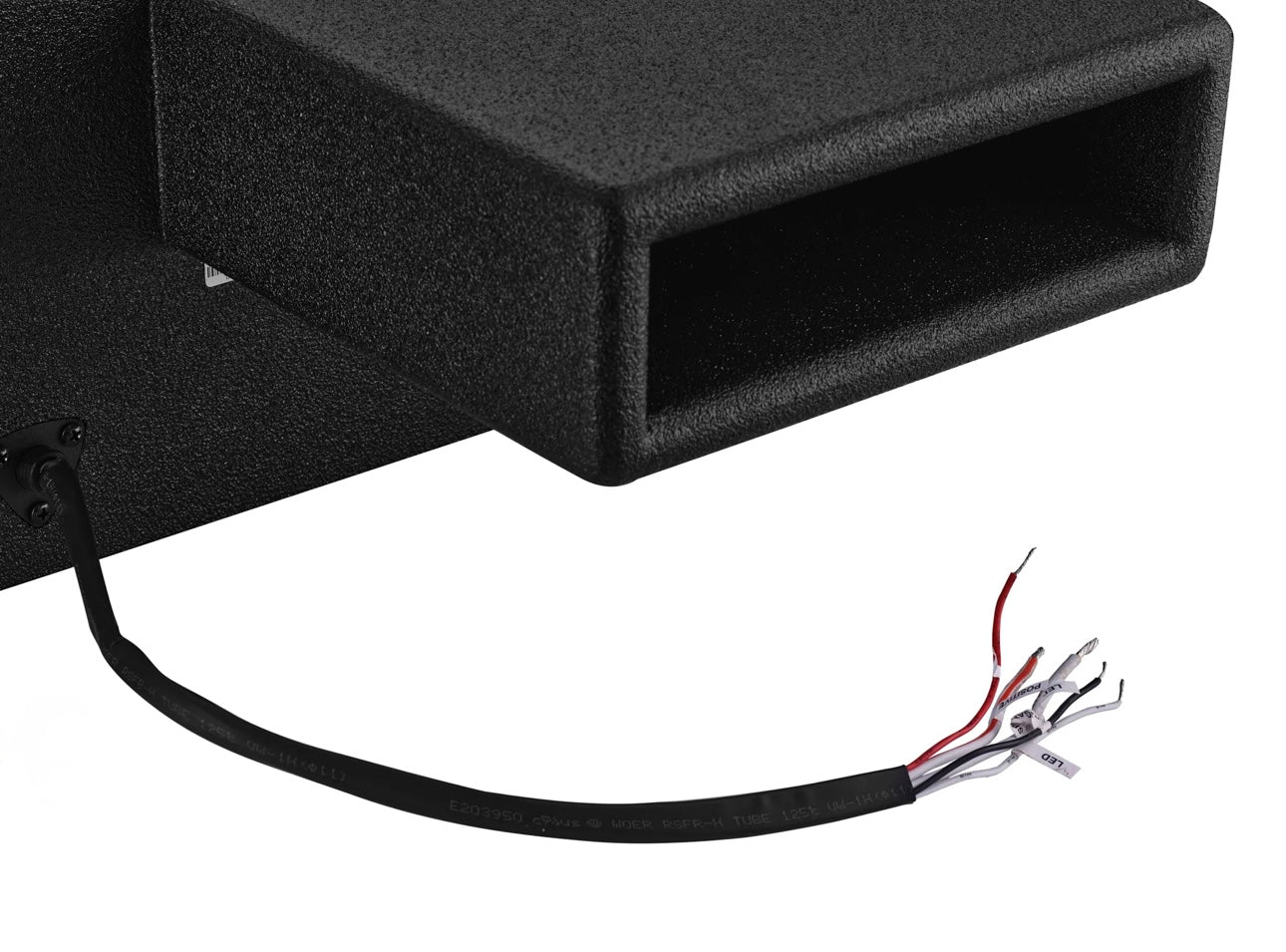 DS18 Polaris RZR PRO/XP 10" Bandpass Subwoofer Enclosure for Rear Cargo Box with Digital LED Lights | EXL-X10.2D Preloaded