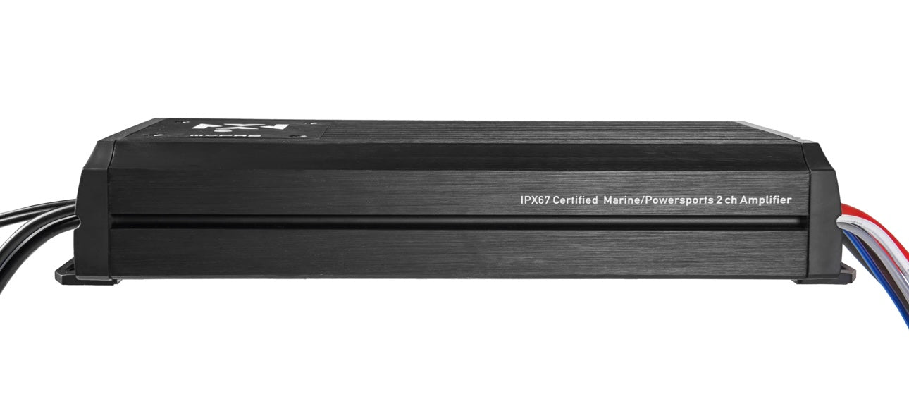 NVX MVPA2 Marine V-Series 2-Channel Class-D Compact Powersports Amplifier