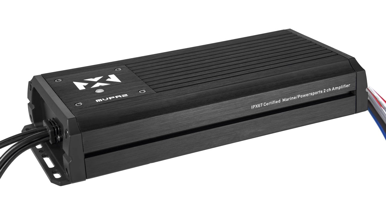 NVX MVPA2 Marine V-Series 2-Channel Class-D Compact Powersports Amplifier