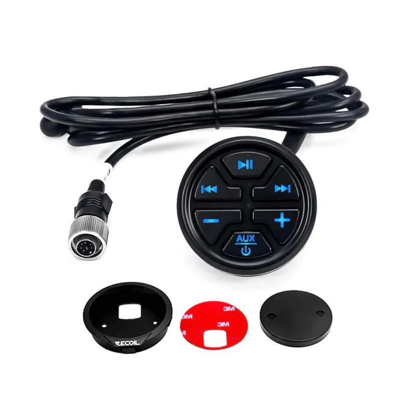 R6-P Complete IPX6 Waterproof 600 Watts Pair Speaker Audio System, Super Loud 6.5” Speaker Pods with Passive Radiator