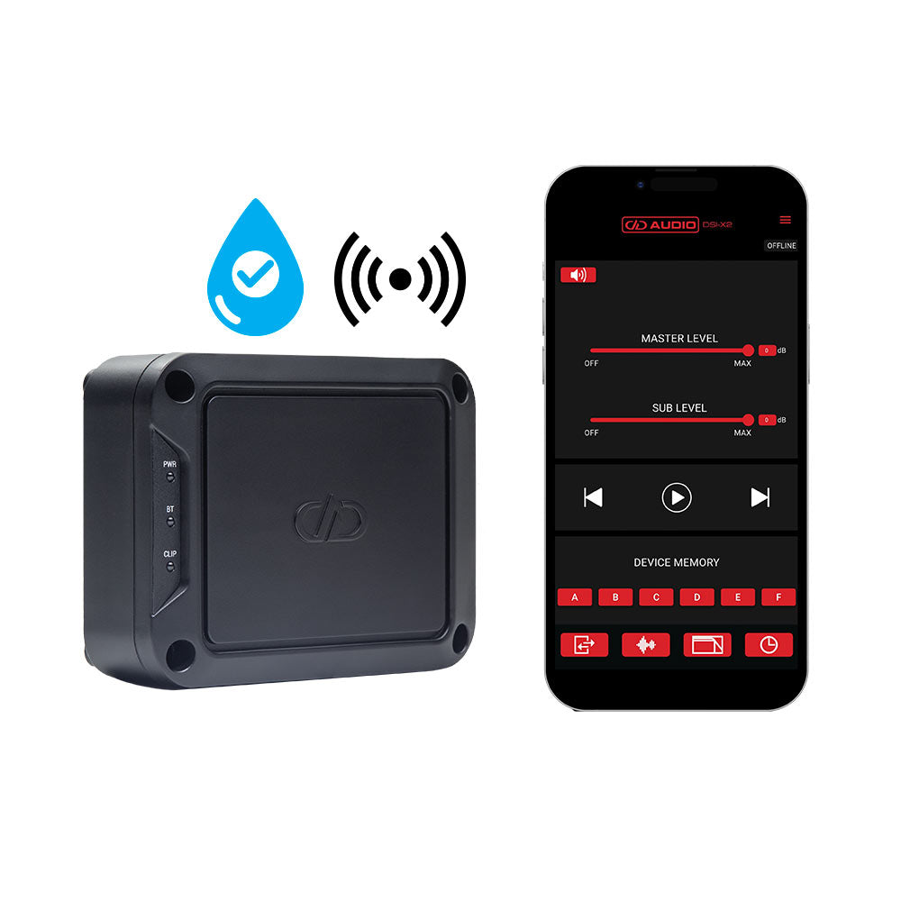 DSI-X2 WIRELESS AND WATERPROOF 8 channel DSP