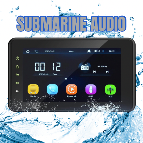 (PRE-ORDER) Submarine Audio 8 Inch Marine Touch Screen Radio