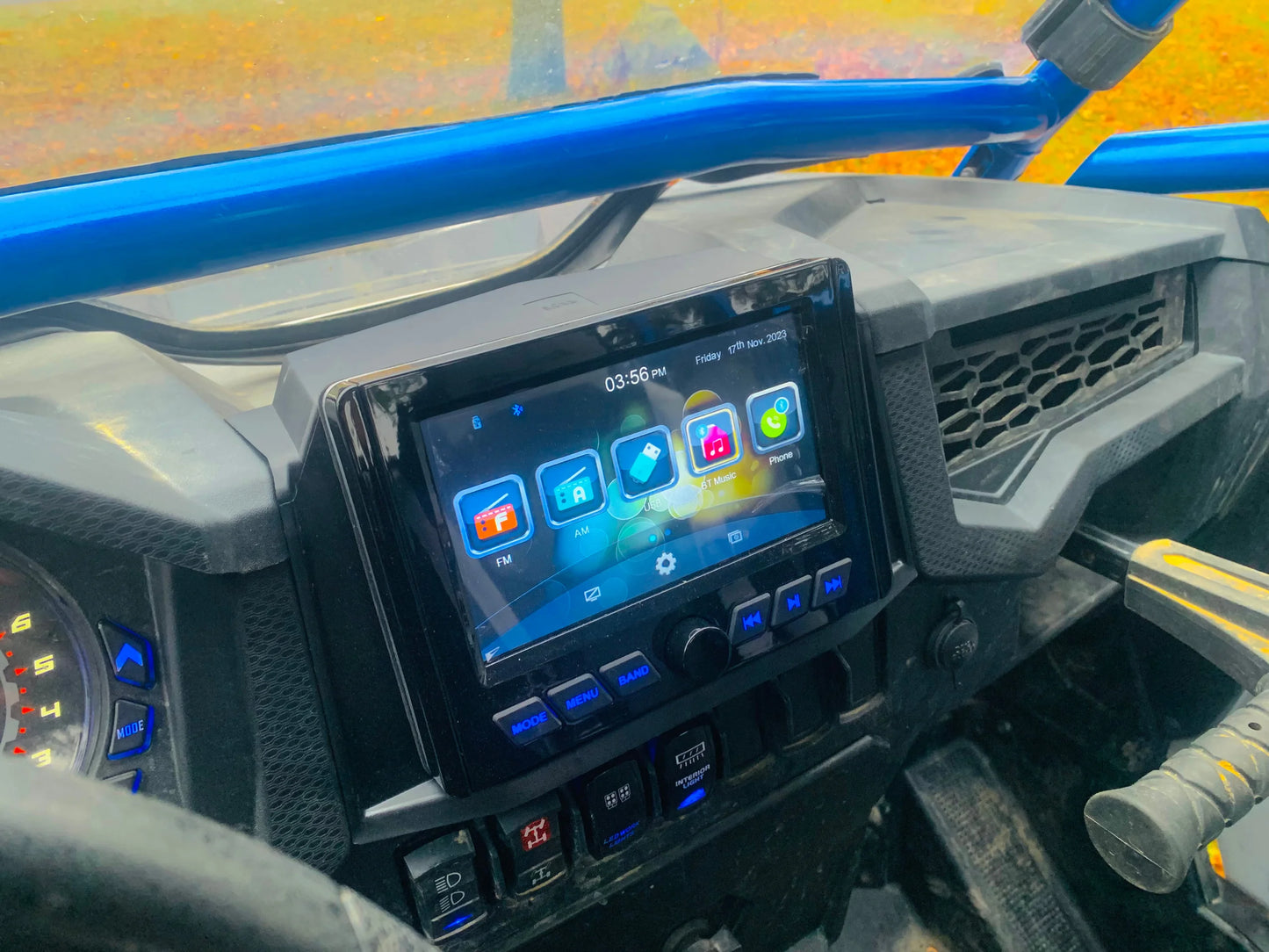 Submarine Audio 7 inch waterproof touch screen head unit