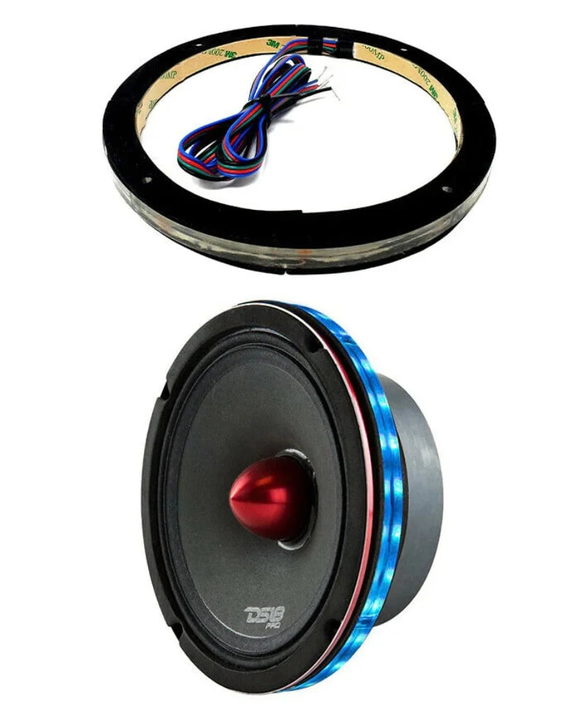 DS18 VISION 6”-15”RGB LED Ring for Speaker and Subwoofers-single