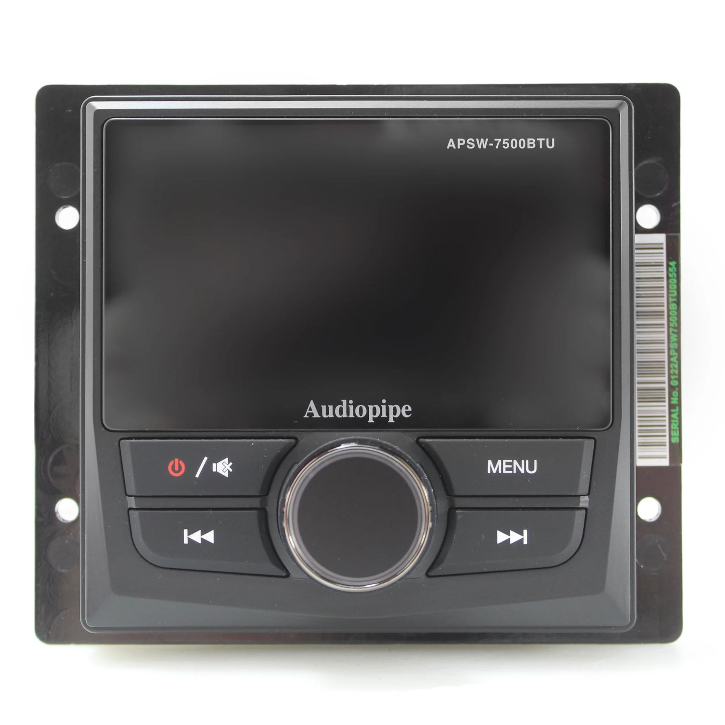 AUDIOPIPE 3" TFT LCD HIGH DEFINITION MULTIMEDIA MARINE HEAD UNIT APSW-7500BTU
