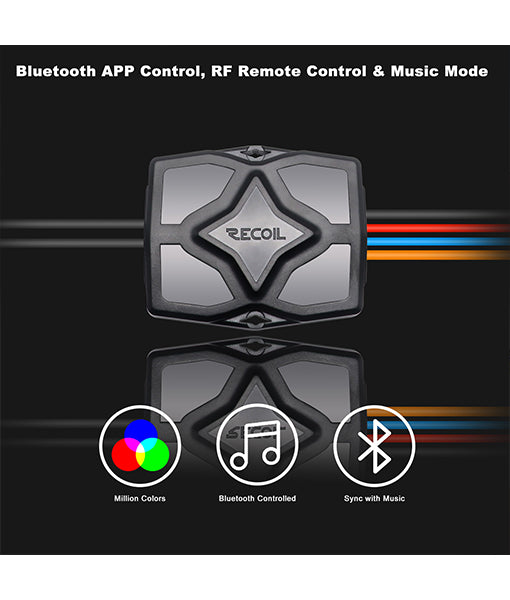 RLK8 Waterproof RGBW LED Rock Lights 8 Pods