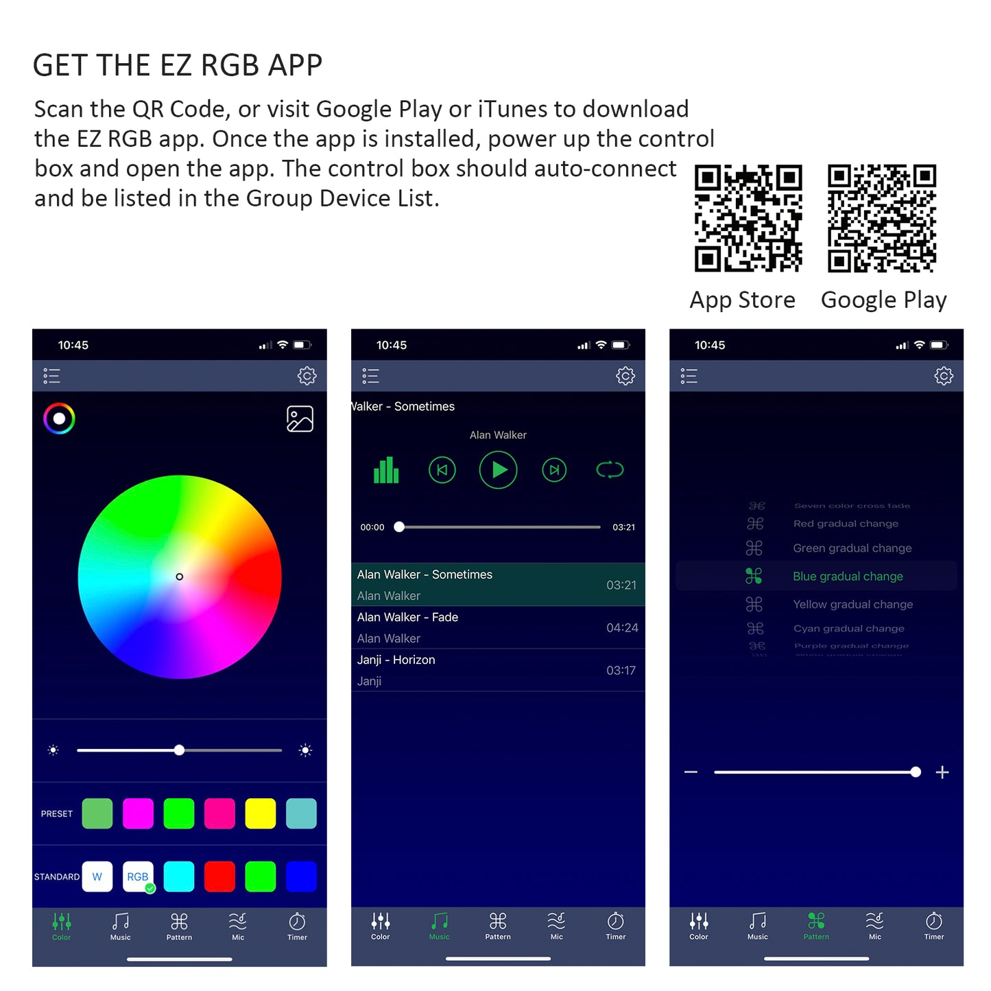 RGBLED-4M RGB LED Controller with Remote and APP