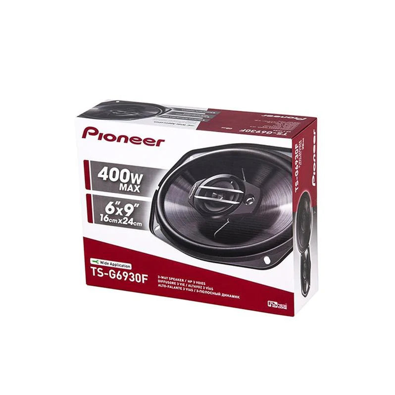 Pioneer TS-G6930F 6" x 9" 3-Way Coaxial Car Speakers 400W Max 4ohm 6x9